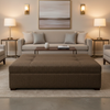 Archer - Archer Performance Vinyl Upholstered Ottoman | Architectural Fabrics