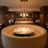 Ultrasuede  Chamois Cream Upholstered Banquette | Ultrasuede Upholstery