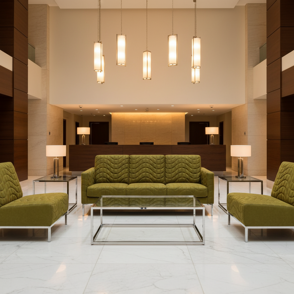 Waterfall Bay - Matcha Upholstered Sofa | Architectural Fabrics