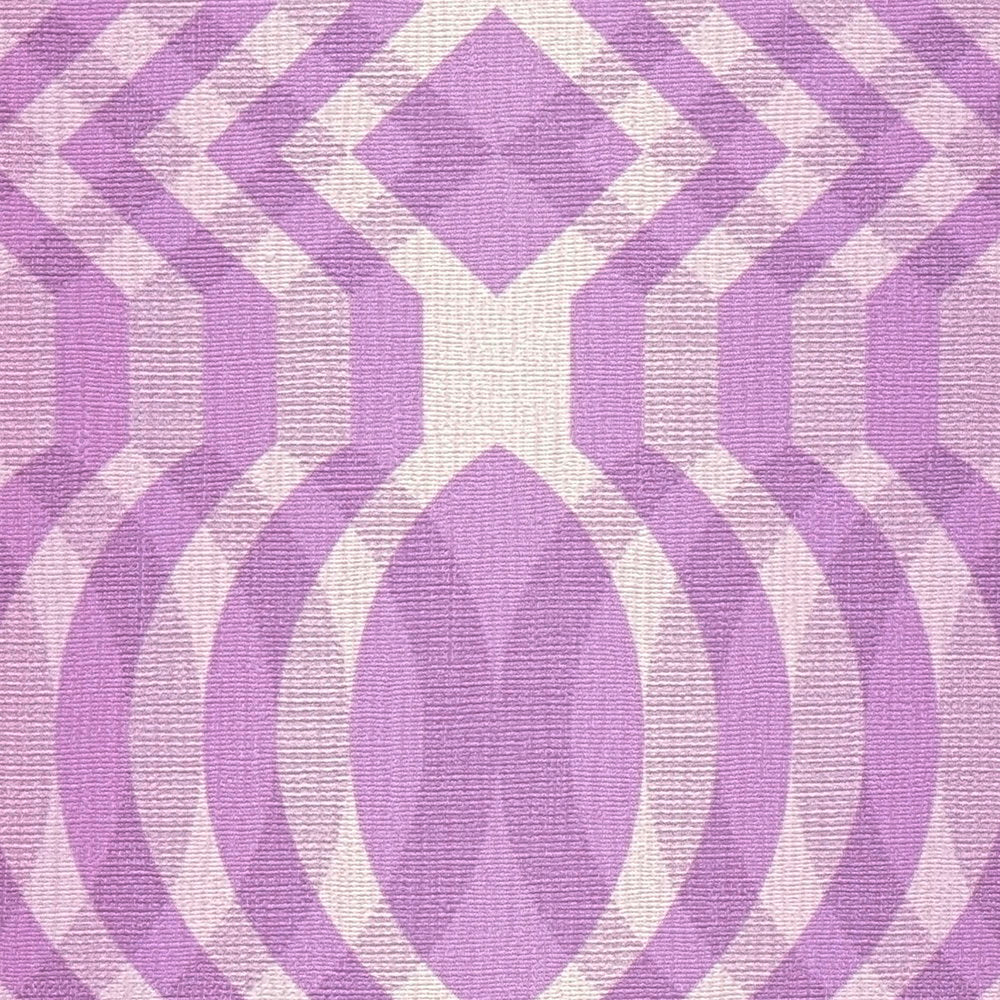 Retro Chic Purple Wallcovering | AS Creation