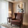 Triangle Reef - Bordeaux Upholstered Chair | Architectural Fabrics