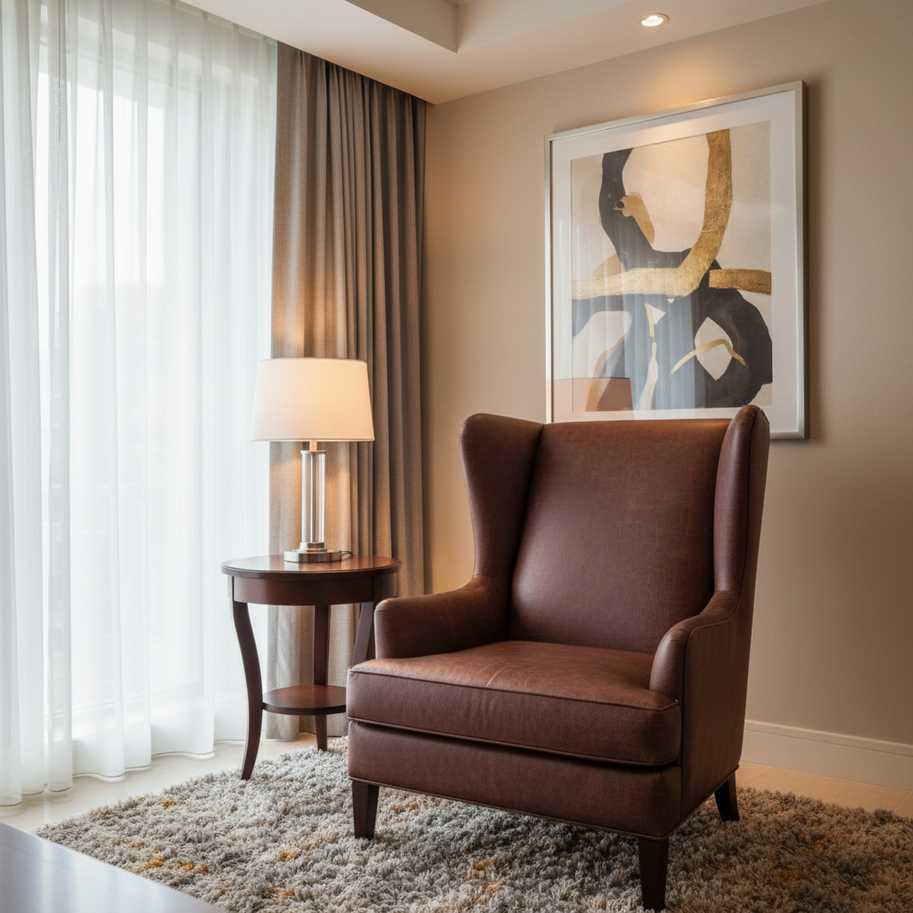 Triangle Reef - Bordeaux Upholstered Chair | Architectural Fabrics