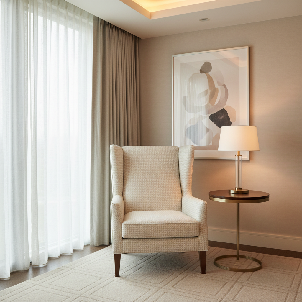 Parrot Cay - Snow Upholstered Chair | Architectural Fabrics