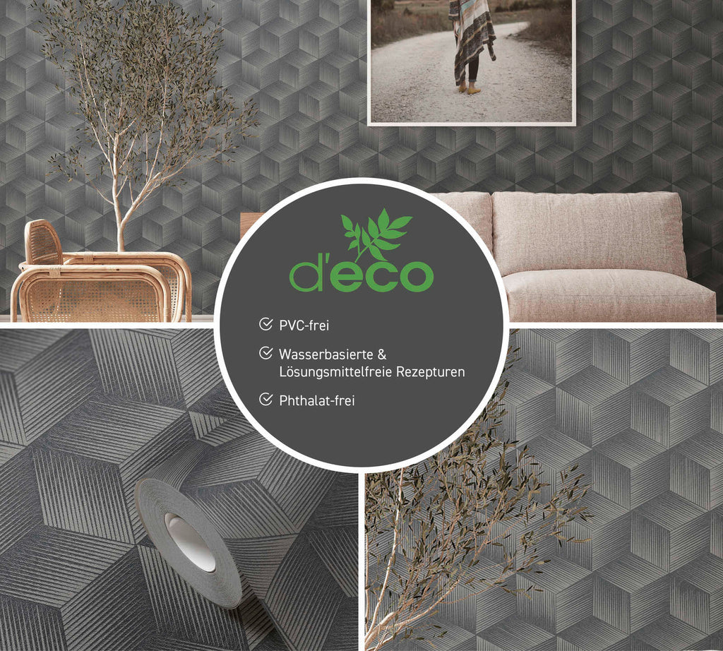 Natural Living Gray Wallcovering | AS Creation