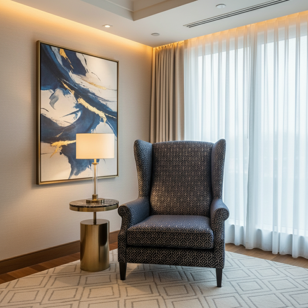 Middleburg Admiral Upholstered Chair | Architectural Fabrics