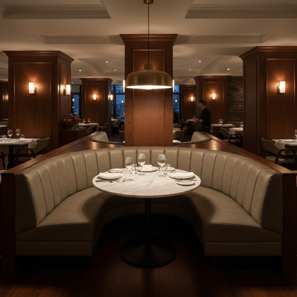 Port Royal - Vesper Upholstered Banquette | Architectural Fabrics