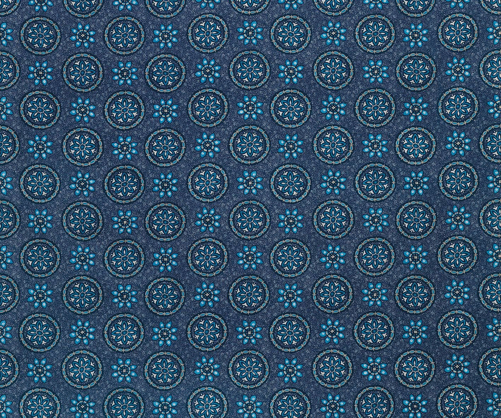 DWCY-900274 Nina Campbell Fabric Sapphire Blue designer-wallcoverings-los-angeles