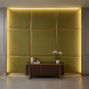 Waterfall Bay - Matcha Upholstered Wall Panel | Architectural Fabrics
