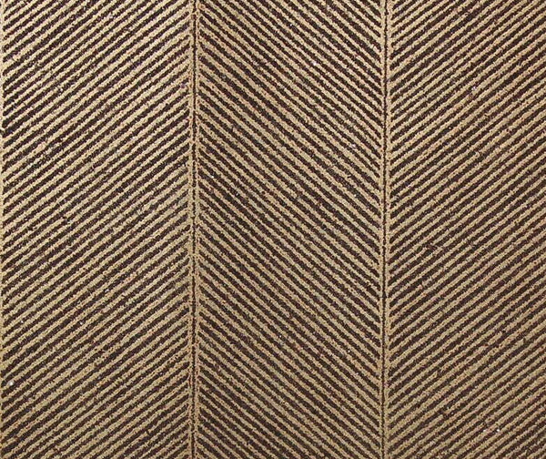 Bella Calabria Mica Chevron Herringbone Copper Memo Sample | Phillipe Romano