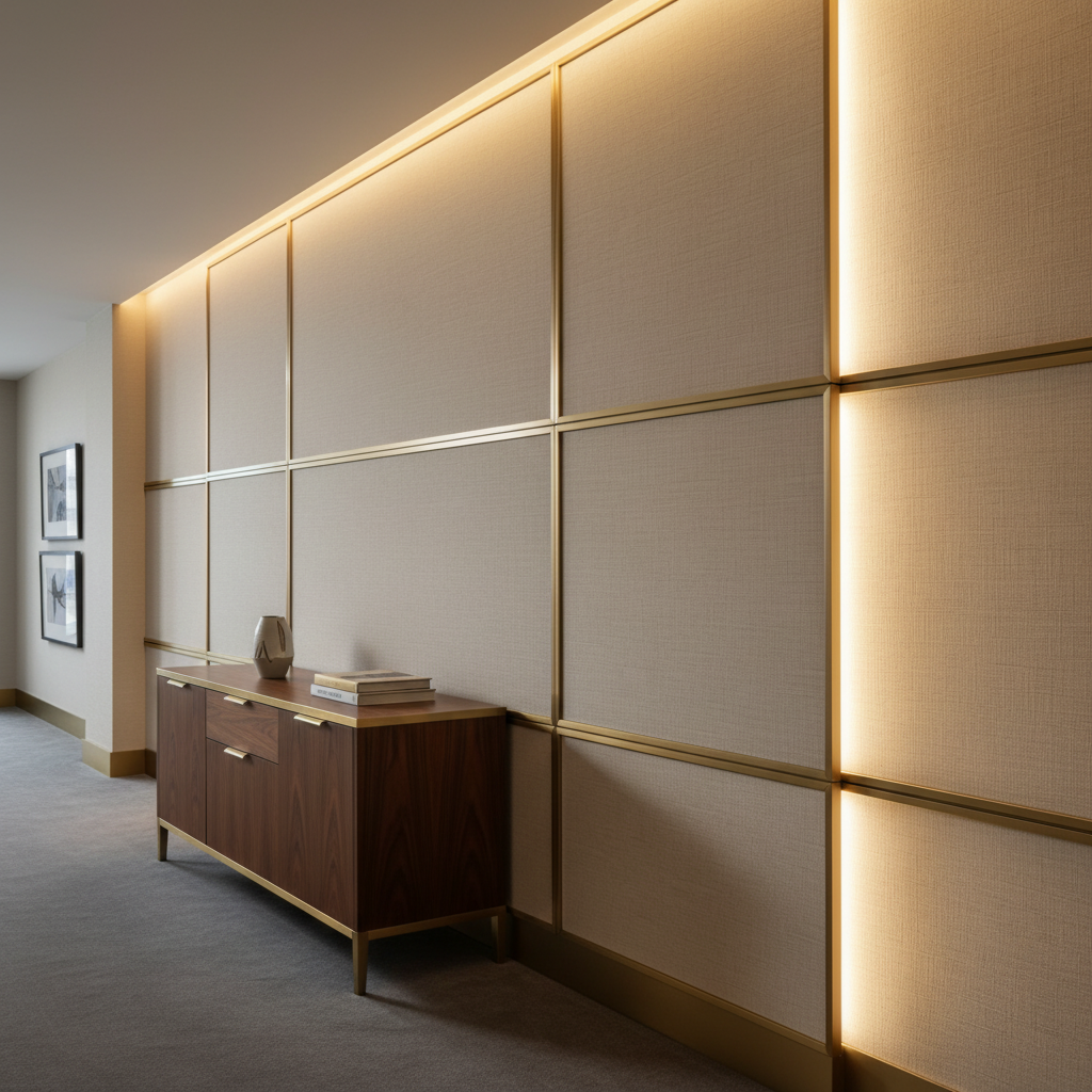 Adagio - Adagio Blackout Fabric Upholstered Wall Panel | Architectural Fabrics