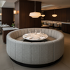 Turks Landing - Iron Upholstered Banquette | Architectural Fabrics