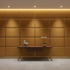 Aarden - Golden Umber Silicone Hybrid Upholstered Wall Panel | Architectural Fabrics