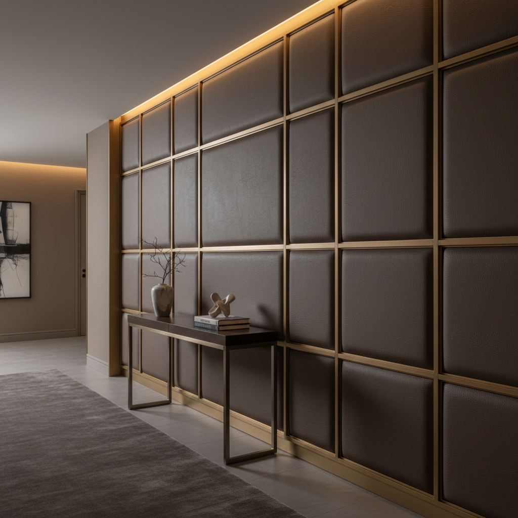 Trunk Bay - Espresso Upholstered Wall Panel | Architectural Fabrics