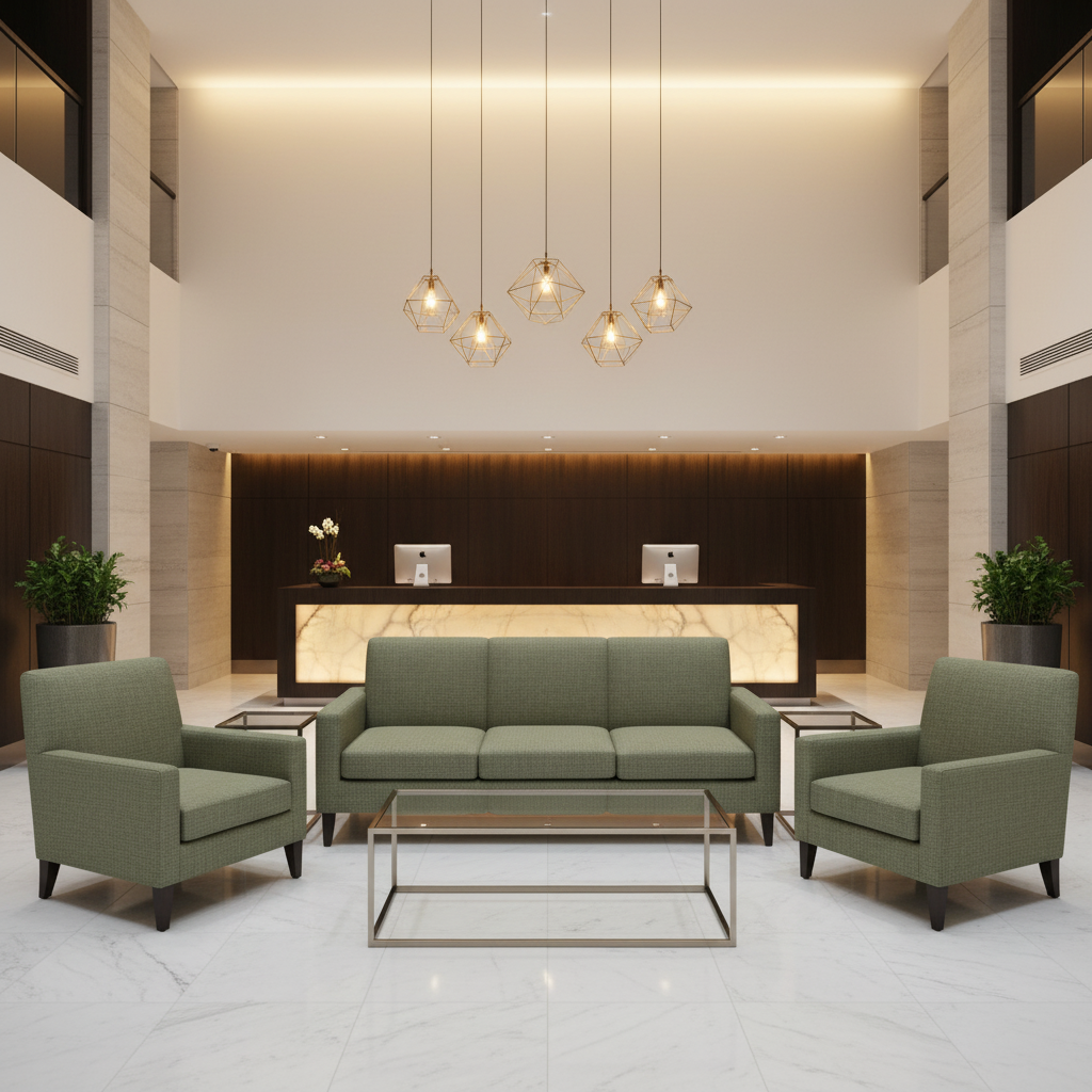 Aspect - Verdant Weave Performance Polyurethane Upholstered Sofa | Architectural Fabrics