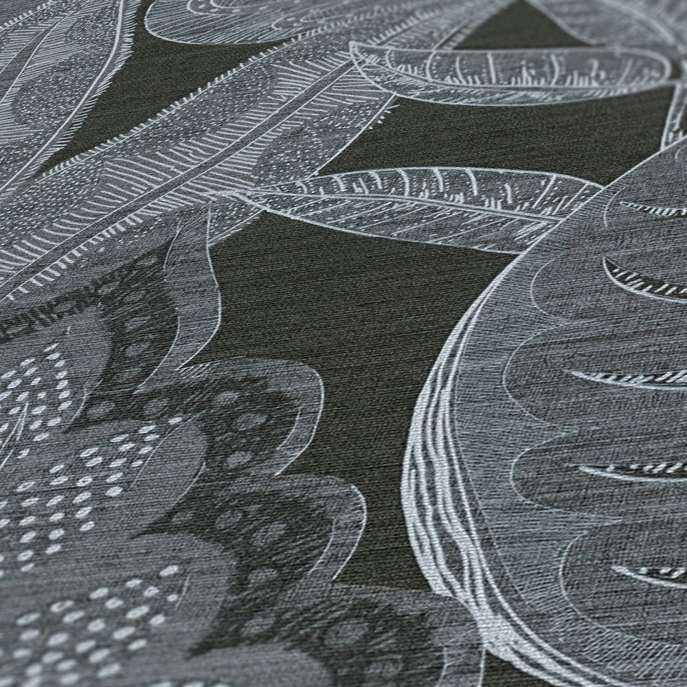 Famous Garden Gray Wallcovering | AS Creation