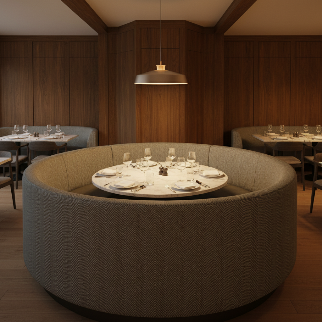 Acoustic - Acoustic Performance Vinyl Upholstered Banquette | Architectural Fabrics