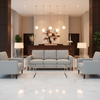 Algiers - Opal Performance Vinyl Upholstered Sofa | Architectural Fabrics
