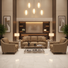 Waterfall Bay - Palladium Upholstered Sofa | Architectural Fabrics