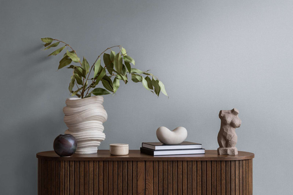 Pure Elegance Grey Wallcovering | AS Creation