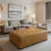 Luxury Cay - Butterum Upholstered Ottoman | Architectural Fabrics