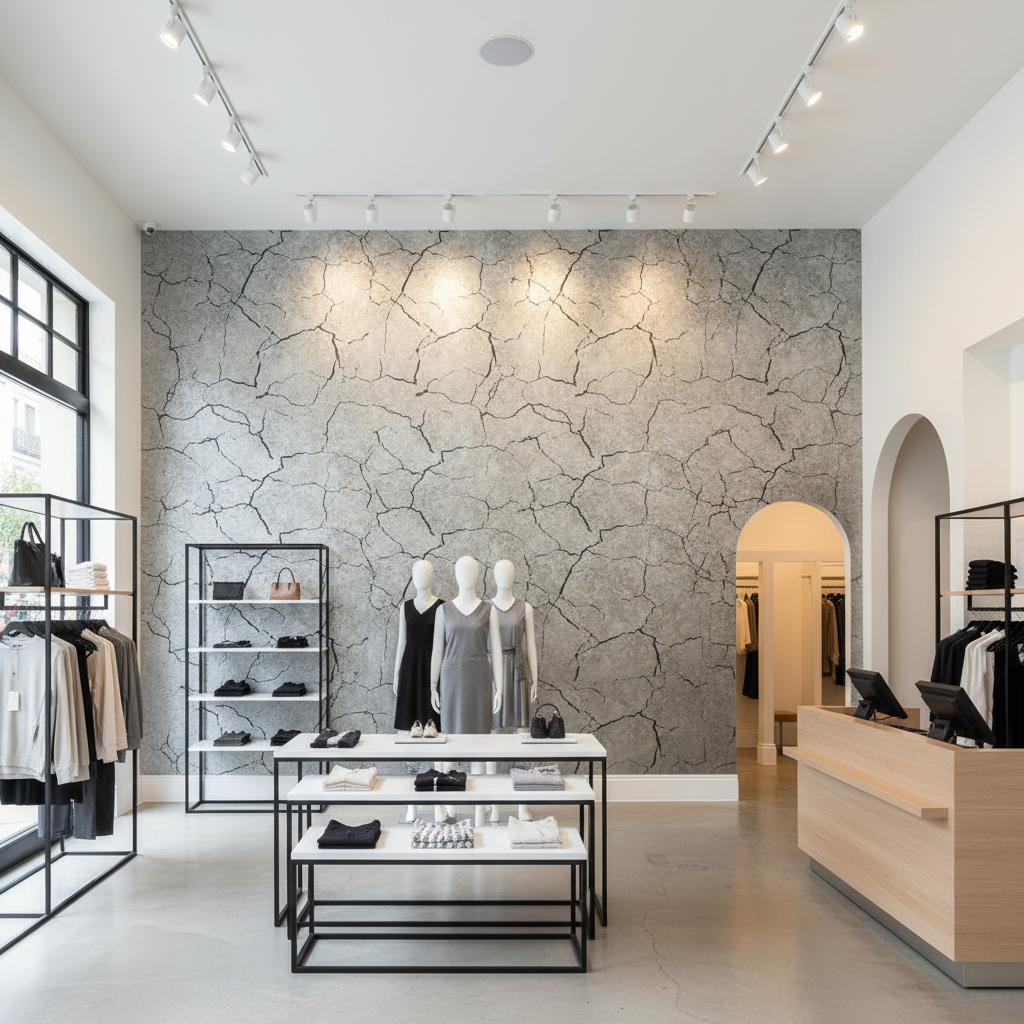 Montpelier | Hollywood Wallcoverings - Retail Showroom commercial room setting