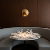 Yorktown Fog Upholstered Banquette | Architectural Fabrics