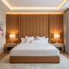 Fine Woven Texture Burnt Sienna Upholstered Headboard | Architectural Fabrics