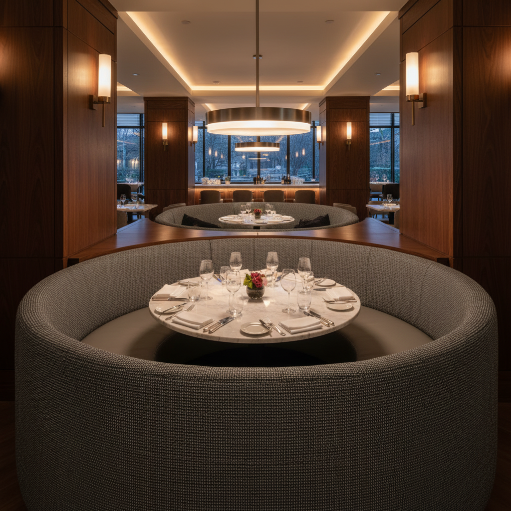 St. Eustatius - Pier Upholstered Banquette | Architectural Fabrics