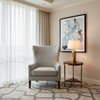 Vivace Reef - Pewter Upholstered Chair | Architectural Fabrics