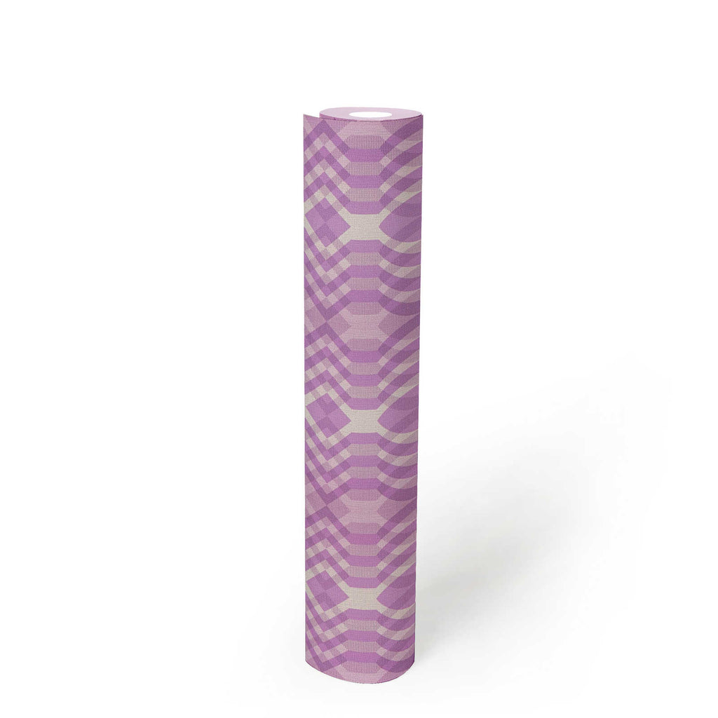 Retro Chic Purple Wallcovering | AS Creation