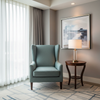 Aire Pebbled - Sea Glass Breathable Polyurethane Upholstered Chair | Architectural Fabrics