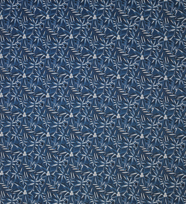 Nina Campbell Fabric - Indigo Blue Wallcovering | Nina Campbell