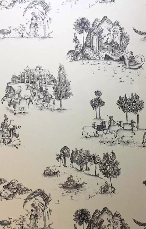 Zanskar Indian Toile | Osborne & Little Europe