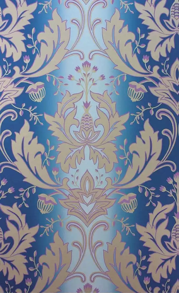 Viceroy Ombre Damask Blue | Osborne & Little Europe