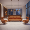 Waterfall Bay - Persimmon Upholstered Sofa | Architectural Fabrics