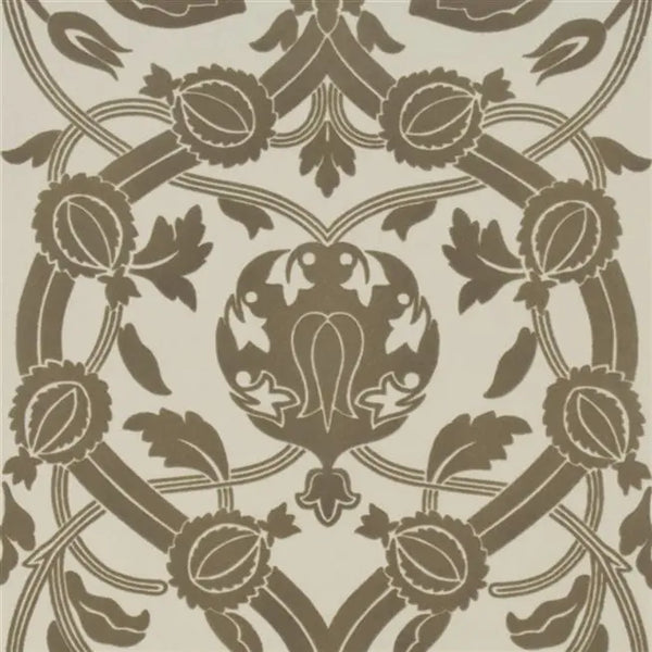 Isabella Flock Damask Linen | Designers Guild Europe
