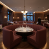 Maho Bay - Ruby Upholstered Banquette | Architectural Fabrics
