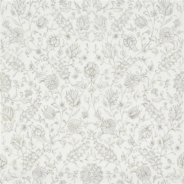 Flora Viola Grey Wallpaper | Designers Guild Europe