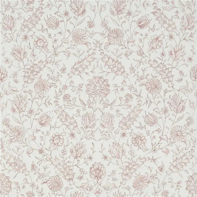 Flora Crimson Wallpaper | Designers Guild Europe