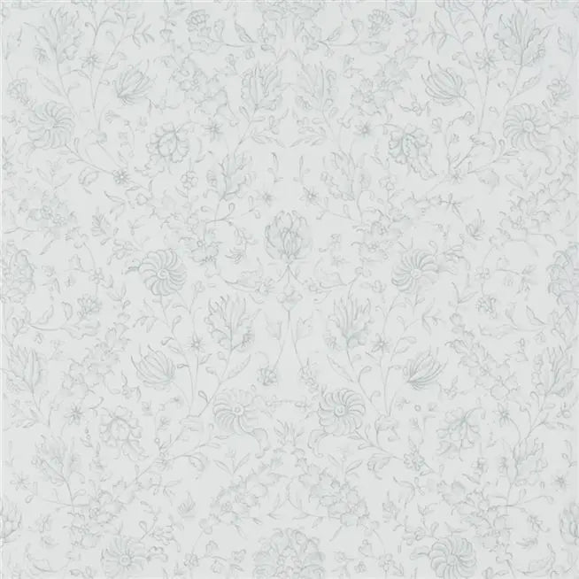 Flora Silver Wallpaper | Designers Guild Europe