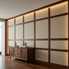 Woven Basketweave Texture Natural Straw Upholstered Wall Panel | Architectural Fabrics