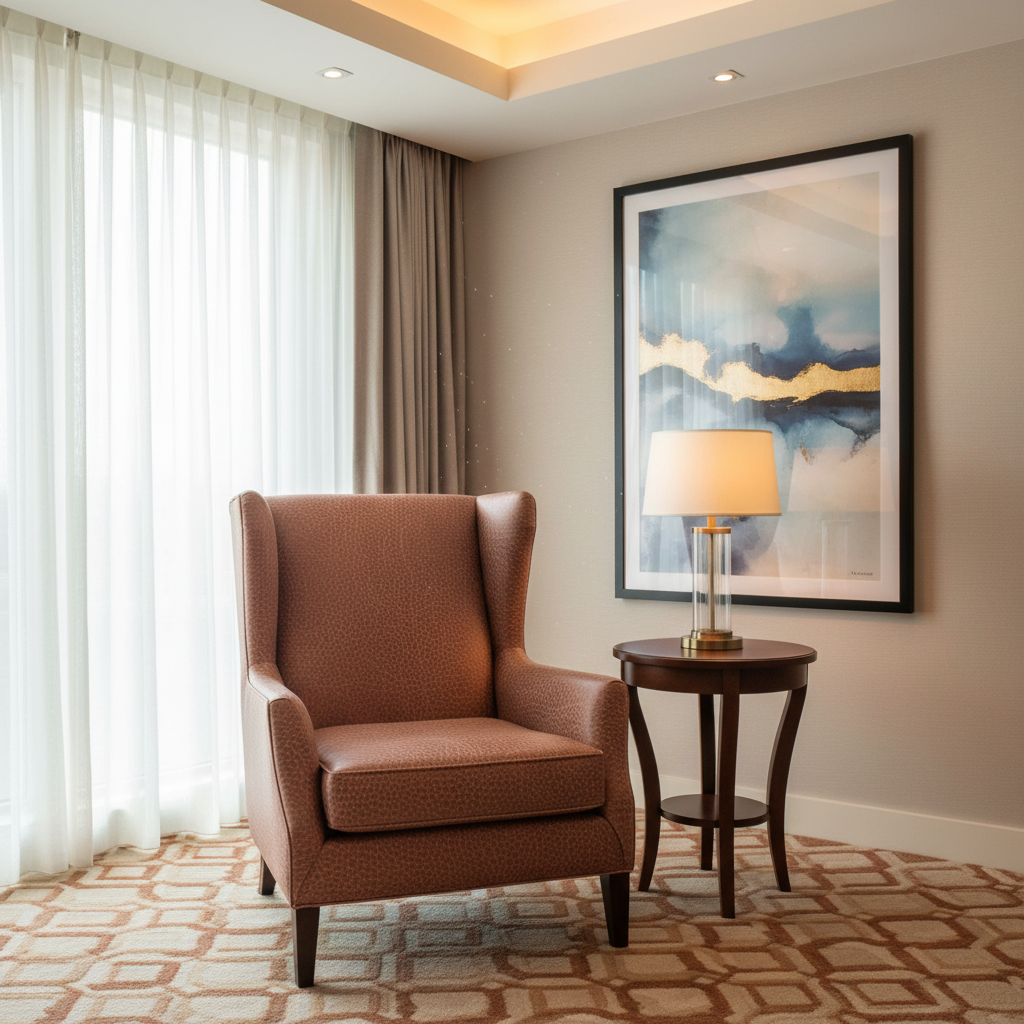 Punch Bowl - Madder Upholstered Chair | Architectural Fabrics