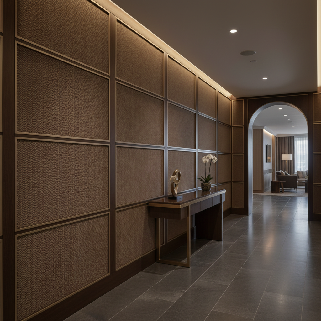 Archer - Archer Performance Vinyl Upholstered Wall Panel | Architectural Fabrics
