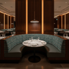 Pigeon Island - Lake Upholstered Banquette | Architectural Fabrics