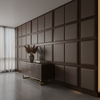 Luxury Cay - Truffle Upholstered Wall Panel | Architectural Fabrics