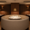 Adagio - Adagio Blackout Fabric Upholstered Banquette | Architectural Fabrics