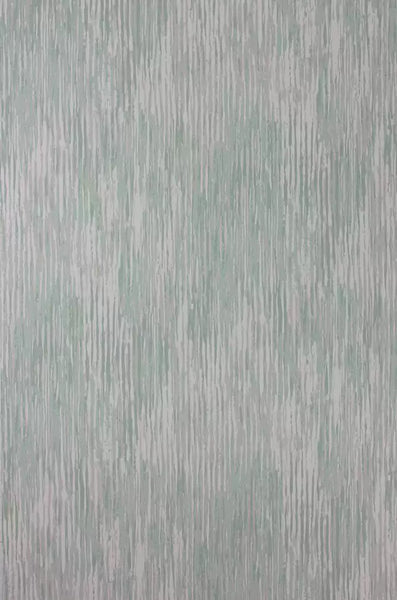 Cascade Stripe Green Wallpaper | Osborne & Little Europe