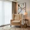 Pinnacle Rock - Almond Upholstered Chair | Architectural Fabrics