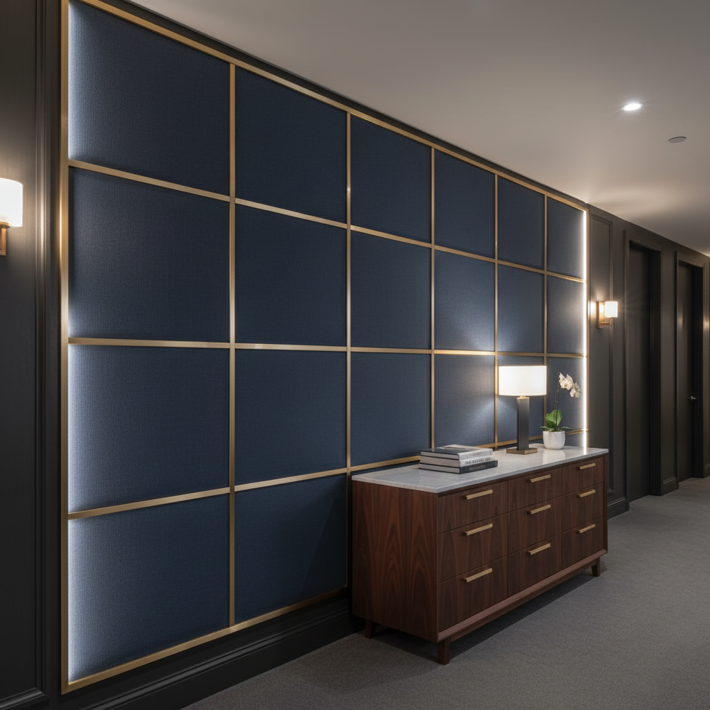 Soper Hole - Nightfall Upholstered Wall Panel | Architectural Fabrics