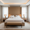 Pinnacle Rock - Camel Upholstered Headboard | Architectural Fabrics